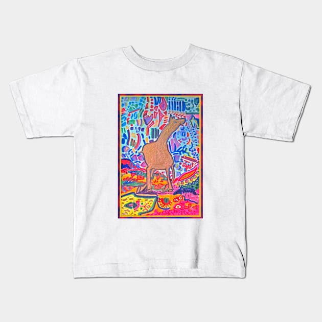 horse Kids T-Shirt by KGBuchanan